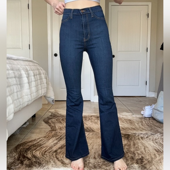Vibrant M.I.U Flare Jeans - Picture 1 of 3